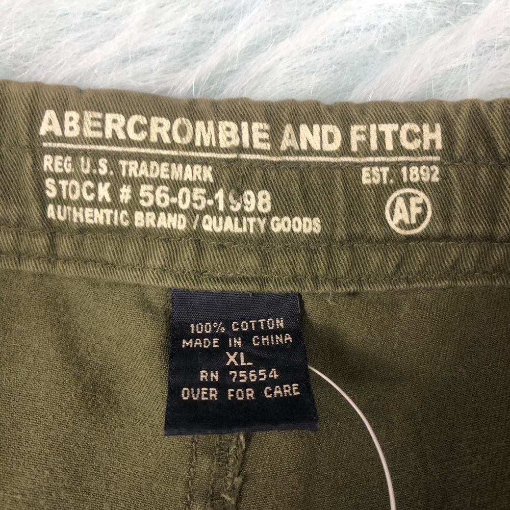 Abercrombie & Fitch Cargo Pants Men’s XL Green - Picture 5 of 8
